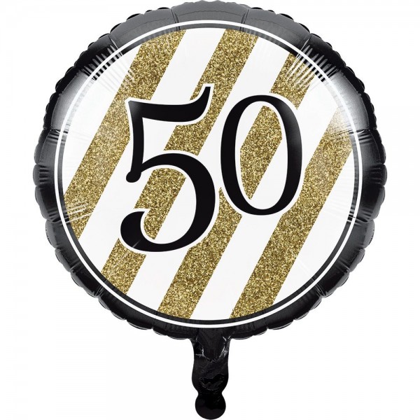 Magical 50th Birthday Folienballon 46cm