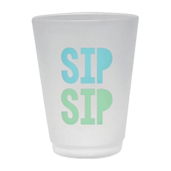 8 Schimmernde Pastell Becher 414ml