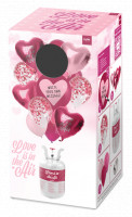 Vorschau: Endless Love Heliumflasche mit Ballons