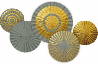 Vorschau: 5 Golden Dawn Papierrosetten