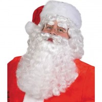 Weihnachtsmann Perücken und Bart Set
