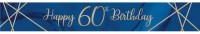 Luxurious 60th Birthday Banner 2,74m
