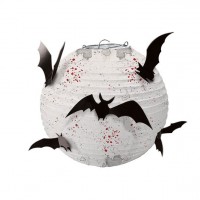 Vorschau: 5 Fledermaus Papier-Lampions