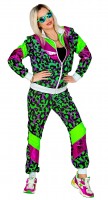 Grüner Animal Print Trainingsanzug