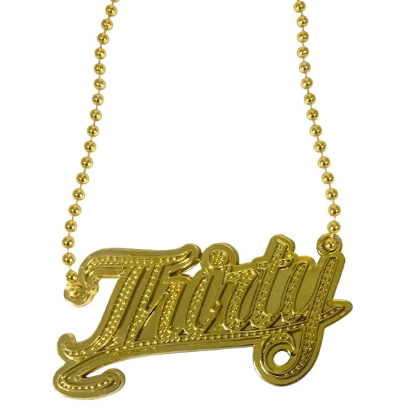 Halskette Bling Bling Thirty gold