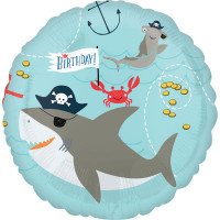 Vorschau: Pirats of Birthday Folienballon 46cm
