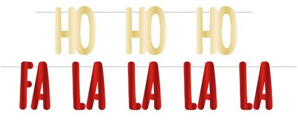 2 Christmas Song Girlanden 2m