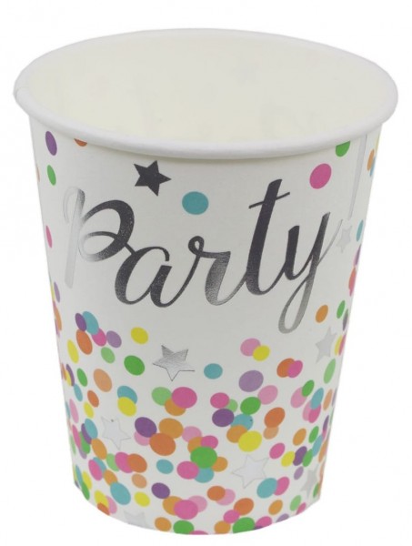 8 Party Knaller Pappbecher 250ml