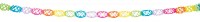 Kunterbunte Party Girlande 6m
