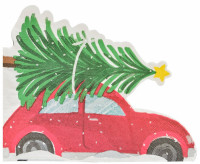 Vorschau: 16 Eco driving home for Christmas Servietten