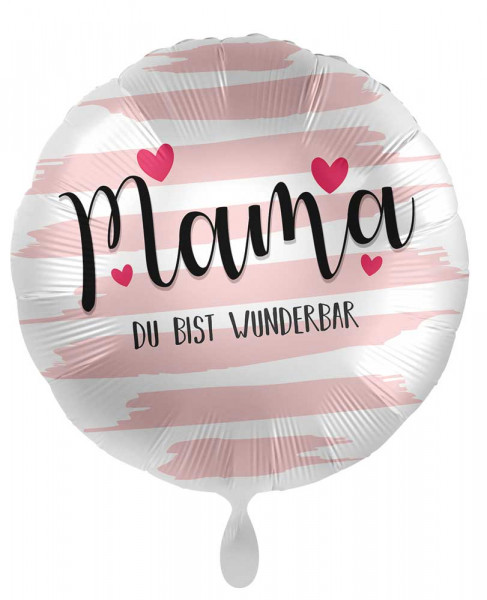 Muttertag Folienballon Mama rosa 45cm