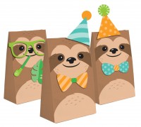 8 Party Faultier Geschenktüten