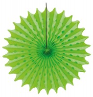 Fächer Honigwaben apfelgrün 45cm