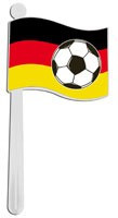 Deutschland Fußball Rassel