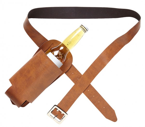 Brauner Flaschenholster Gürtel