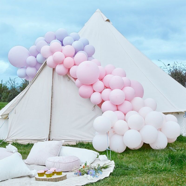 Premium Ballongirlande Pastell Cloud 2