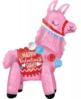 Be my Valentine Lama Ballon 45 x 55cm
