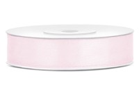 25m Satin Geschenkband puderrosa 12mm breit