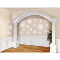 20 Schneeflocken Gewimmel Wandbilder