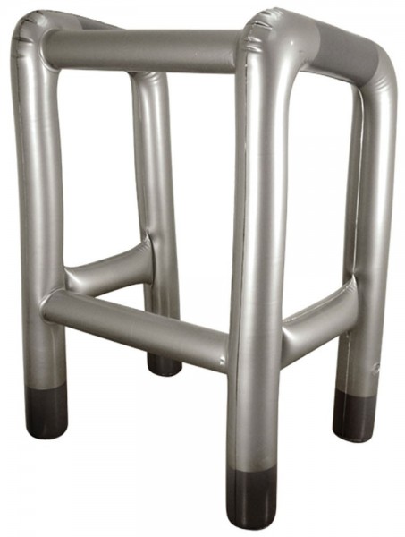 Gehhilfe Aufblasbar In Metalloptik