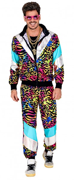 Bunter Animal Print Trainingsanzug 3