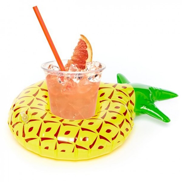 Aufblasbare Ananas Getränkehalter 18cm
