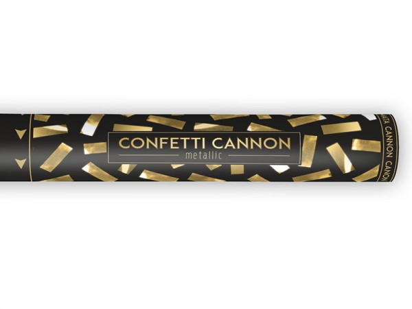 Goldstreifen Konfetti Kanone 40cm 2