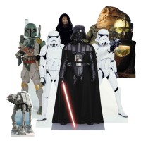 7 Star Wars Schurken Tischdeko Aufsteller