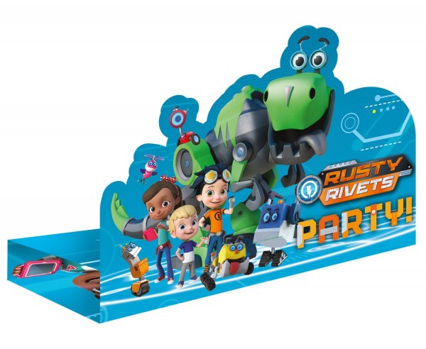 8 Rusty Rivets Einladungskarten mit Umschlägen