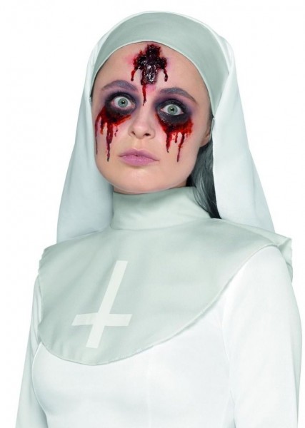 Kreuz Wunde Latex Applikation