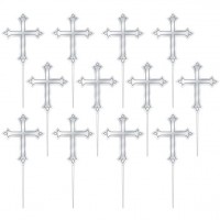 12 Silbernes Kreuz Partypicker