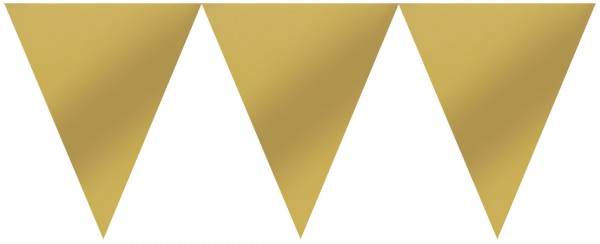 Golden Banner Wimpelkette 4,5m