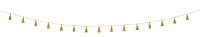 Goldene metallic Tasselgirlande 1,9m x 6cm