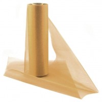 Organza Stoff Gold 25m x 29cm