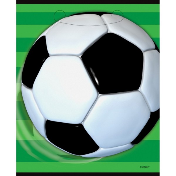 8 Fußball Geschenktüten Soccer Team