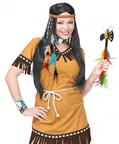 Indianer Feder Schmuck Set 5-teilig 3