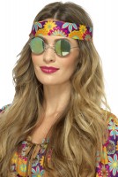 Verspiegelte Hippiebrille