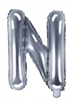 Folienballon N silber 35cm
