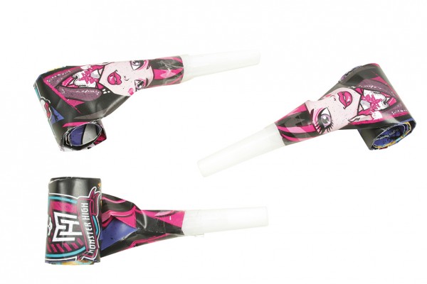 Lustige Monster High 2 Luftrüssel Tröte 6 Stück