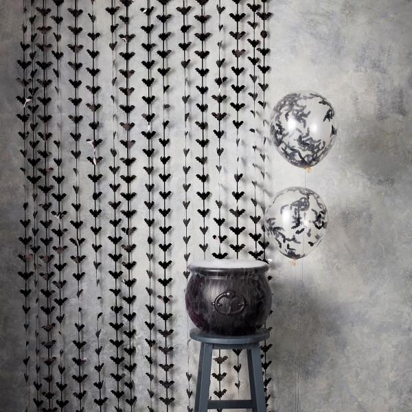 Creepy Castle Fledermaus Vorhang 1,2 x 2m