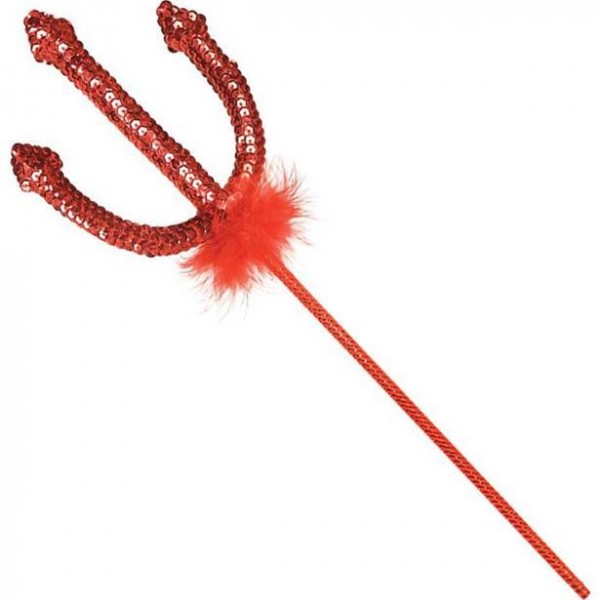Teufel Pailletten-Dreizack 37cm