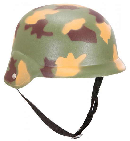 Militärhelm Mit Camouflagemuster