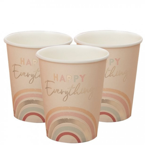 8 Happy Everything Pappbecher 266ml