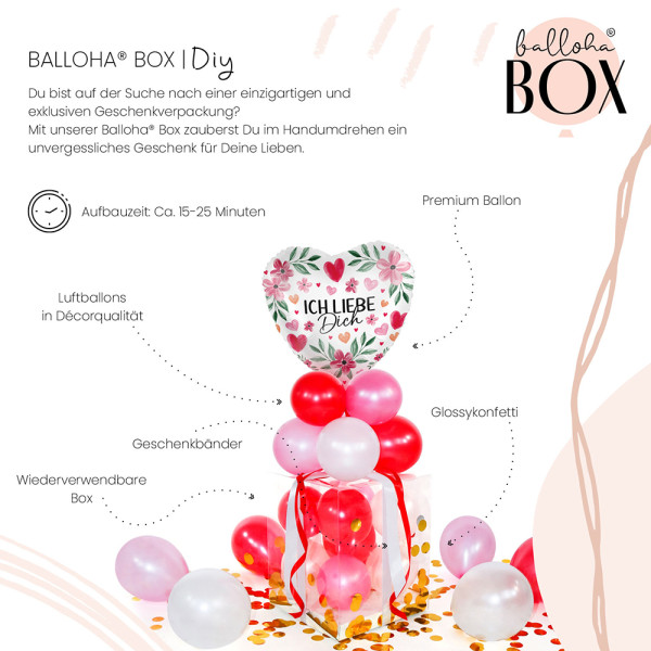 Balloha Geschenkbox DIY Rosy Romance XL 3