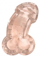 6 Same Penis Pappteller 26,5 x 15,5cm