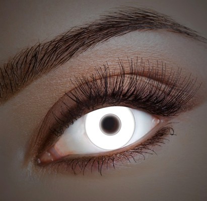 Schneeweiße Jahres Kontaktlinse 3