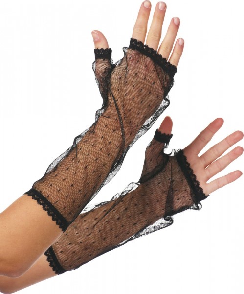 Transparente Armstulpen Mit Spitze