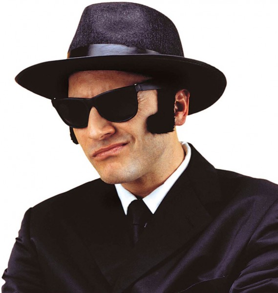 Schwarze Universal Brille Mit Getönten Gläsern 5