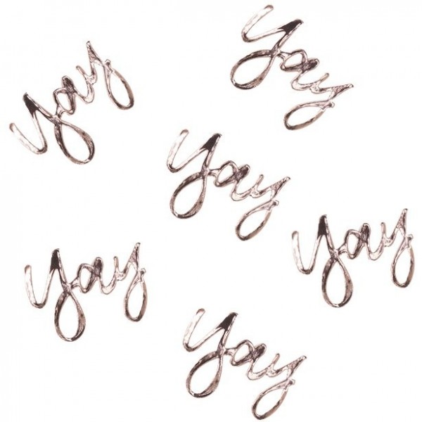 Roségoldenes Konfetti Yay 14g