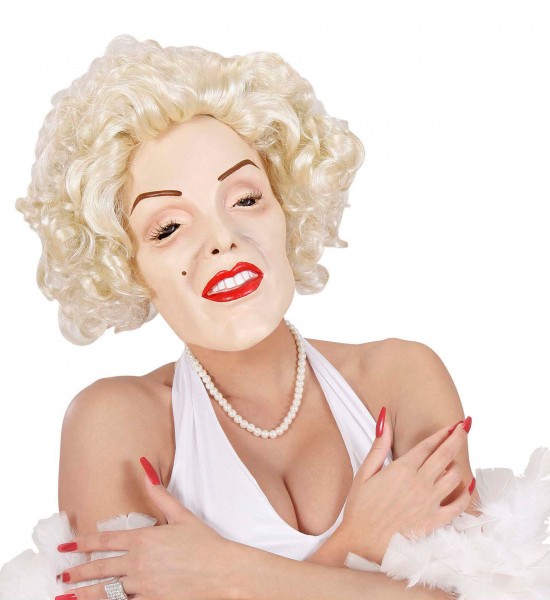 Diva Marilyn Maske Mit Perücke